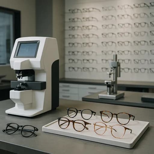 ساخت و فروش انواع عینک با تجهیزات مدرن